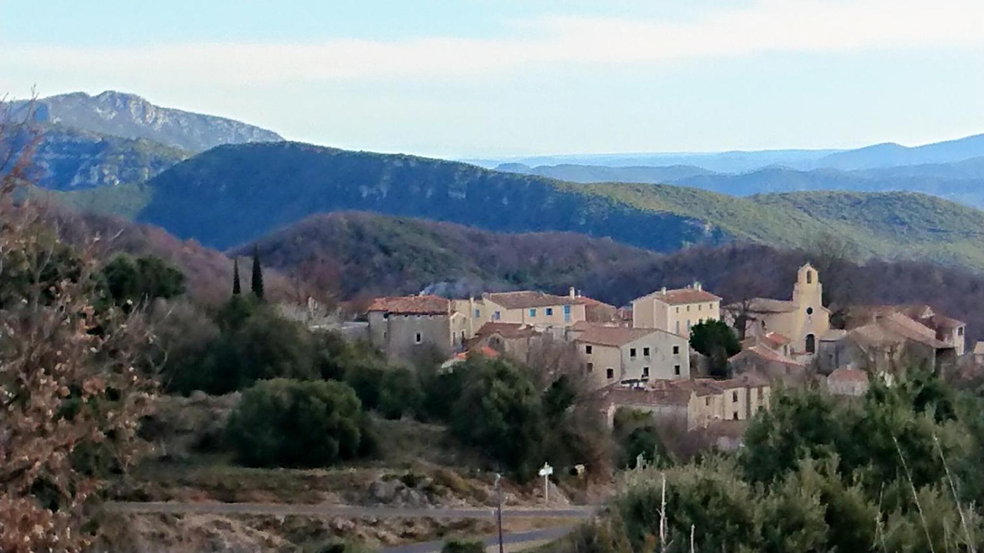Gite En Cevennes Du Sud, Bergerie Restauree Au Rez De Jardin D'Une Bastide Avec Piscine, Vue Exceptionnelle, Authenticite Et Confort Saint-Laurent-le-Minier Exterior foto